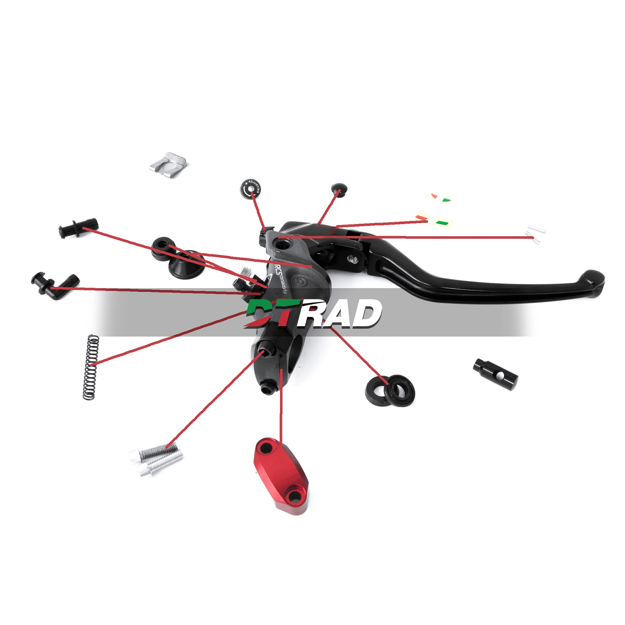 Moto Rebuild Repair Raccordo Universale Per Bremb All Rcs 17 19 Bore Master Cilindro Kit Di Ricambio Accessori Moto