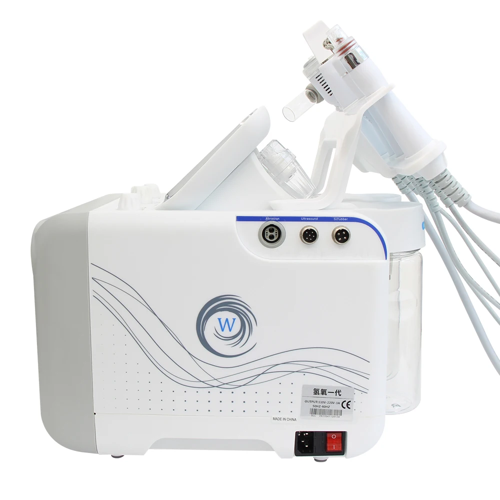 AOKO Hydrogen Oxygen Beauty Machine Blackhead Removal Deep Cleansing Water Jet Auqa Peeling Dermabrasion Machine Ance Pore Clean