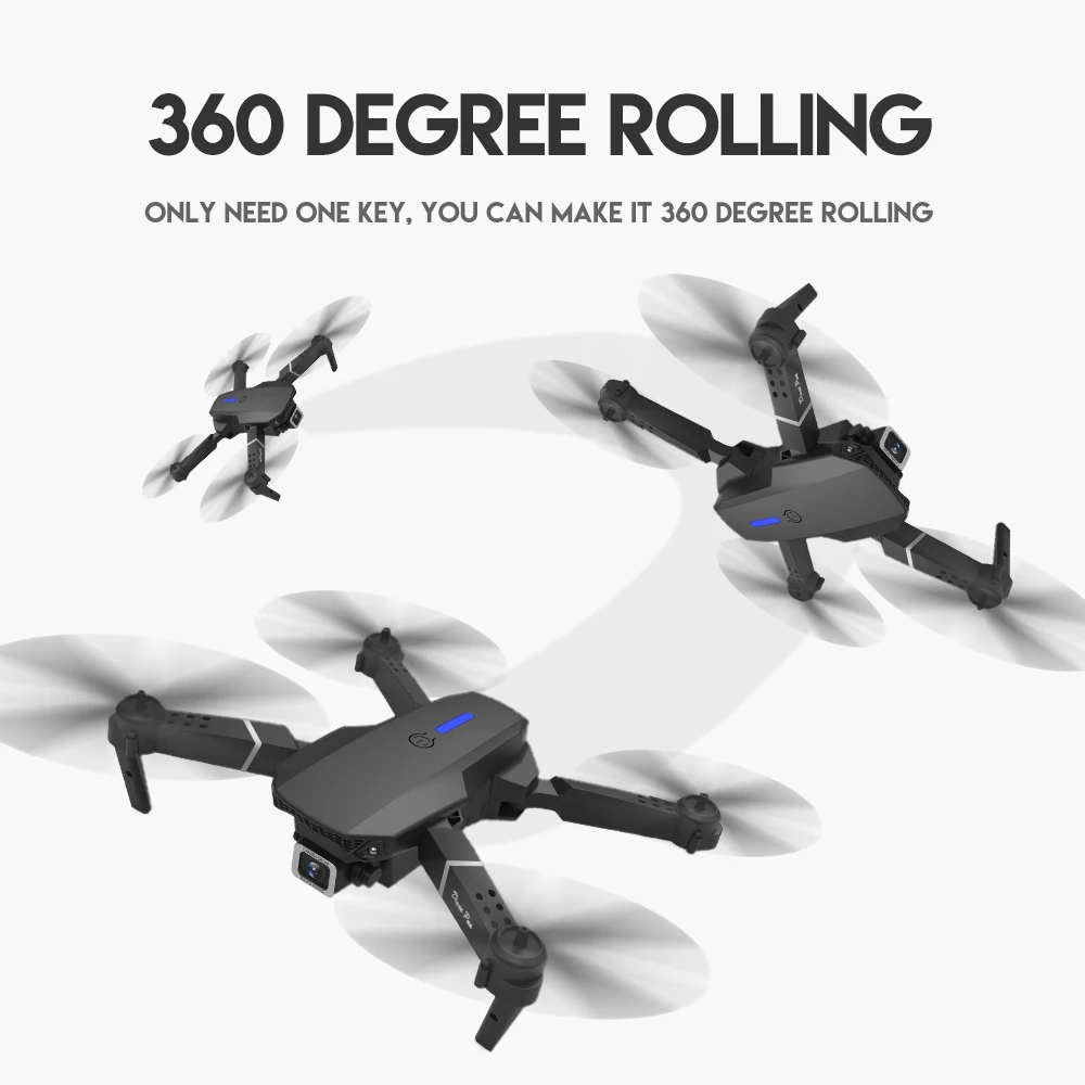 deerc drone Mini Drone E525 RC Drone  4k WIFI Height Hold RC FPV Dual Camera Follow Aerial Photography Quadcopter Drones Toys best drone with camera