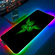  Gamer Mouse Pad Xxl Razer Pc Accessories Gaming Mousepad Rgb Deskmat Desk Protector Keyboard Mat Anime Backlight Mause Carpet 