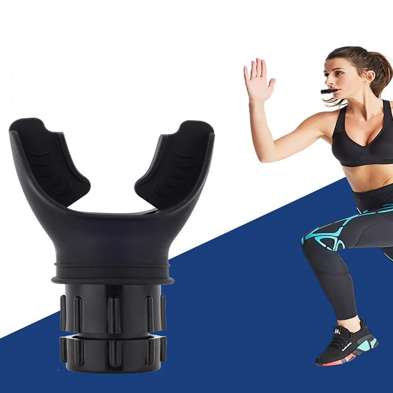 Breathing Trainer Silicone Respiratory Muscle Portable Exercise Lung Capacity Abdominal Adjustable