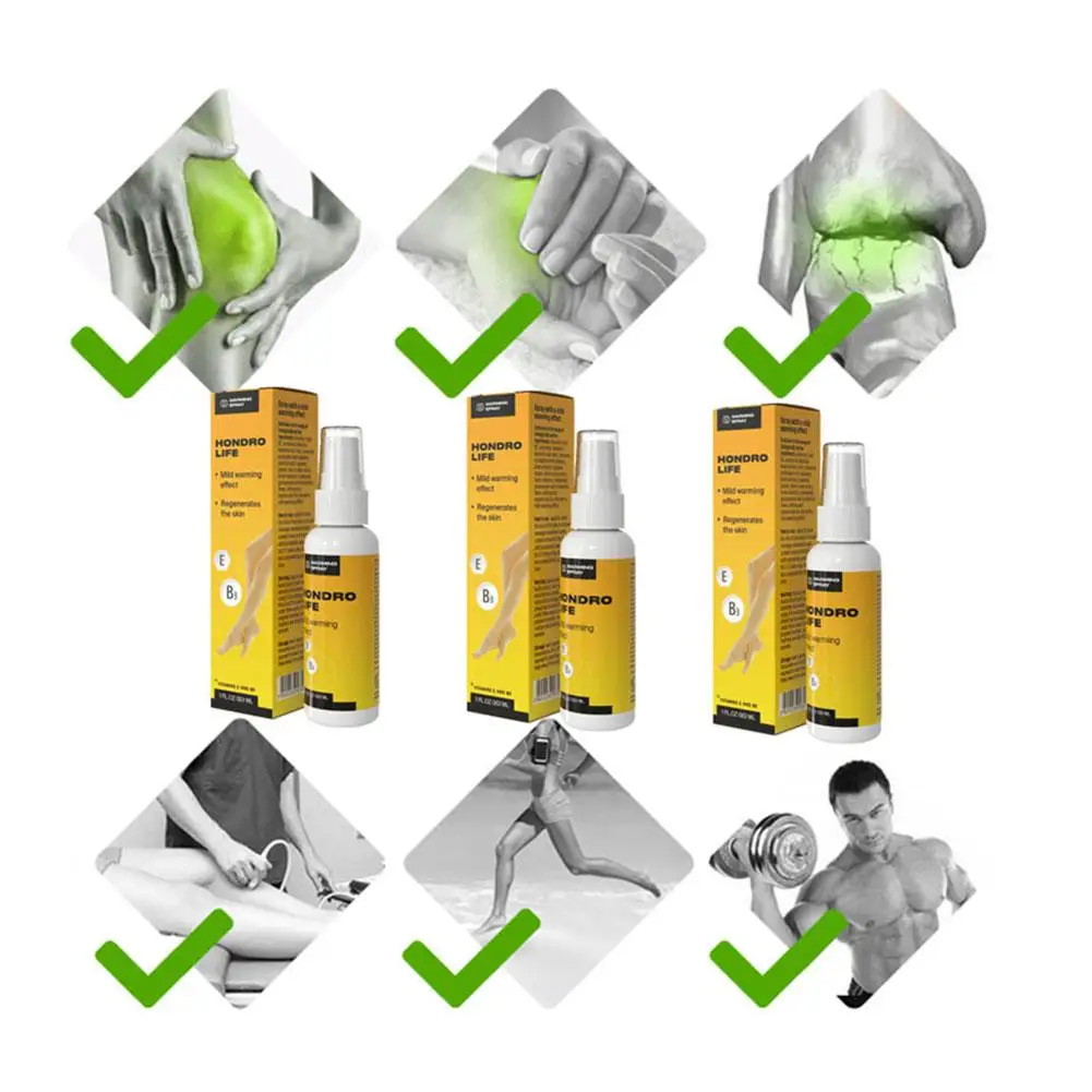 Joint soothing spray for spinal muscle massage joint pain relief effective oil