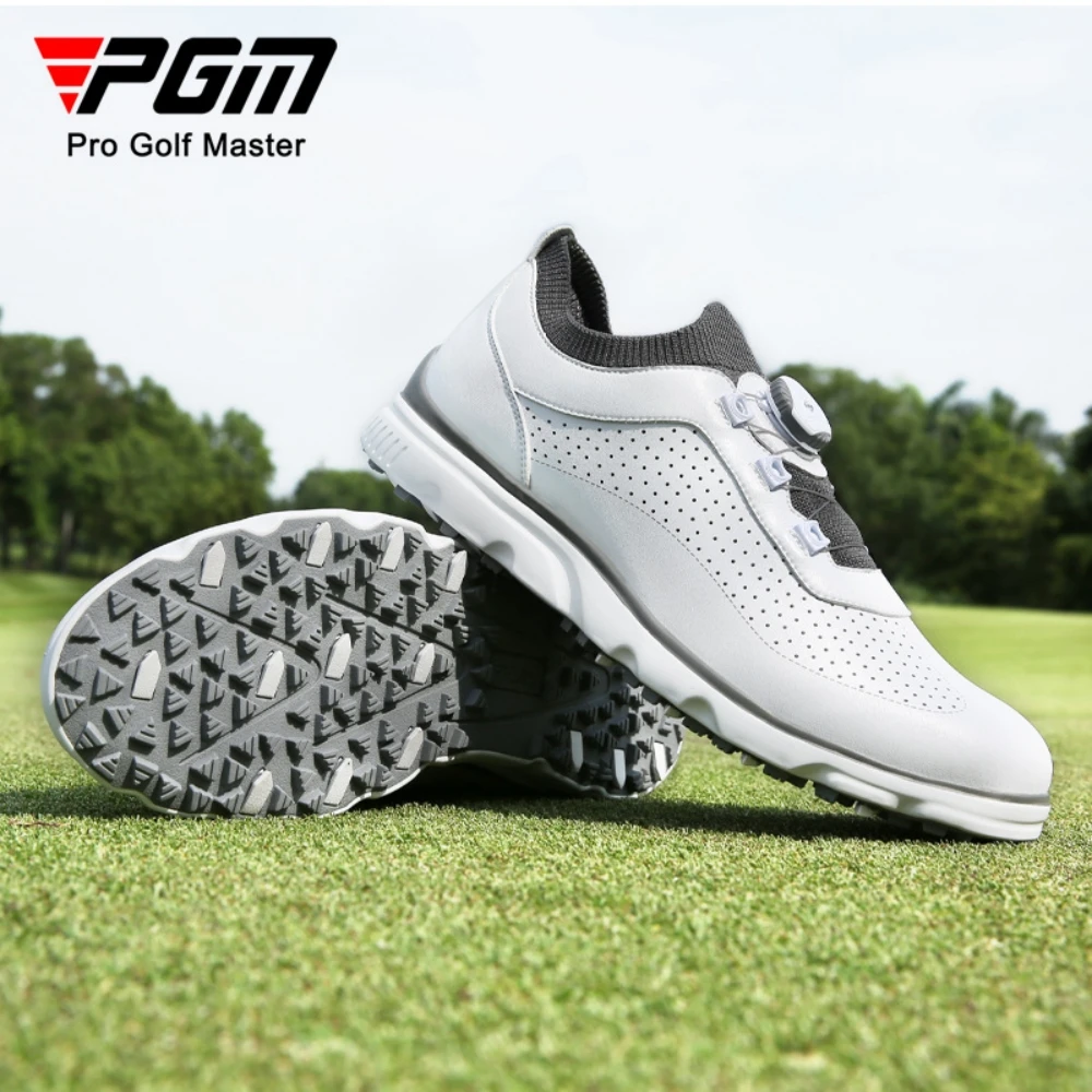 

PGM New Golf Shoes Rotating Laces Men's Shoes Lightweight Sports Shoes Ultra Breathable Golf Shoes Men's Casual Sports Shoes