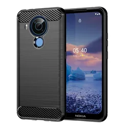 Ultimate Shockproof Silicone Phone Case - Enhanced Protection & Durability for Nokia 7.2 (Black)