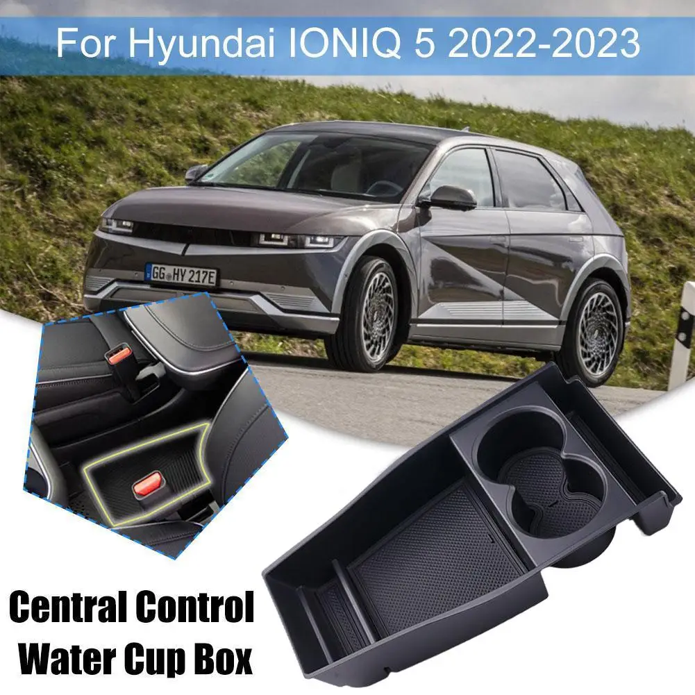 

For Hyundai IONIQ 5 2022-2023 Car Armrest Storage Box Stowing Organizer Center Organizer Tidying Case Container Console A2R5