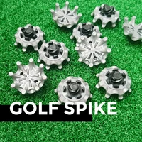 14Pcs/lot Golf Shoes Spikes Fast Twist Studs Cleats For Replacement Golf Training Aids for Golf Football Sports Shoes Gery Black 1