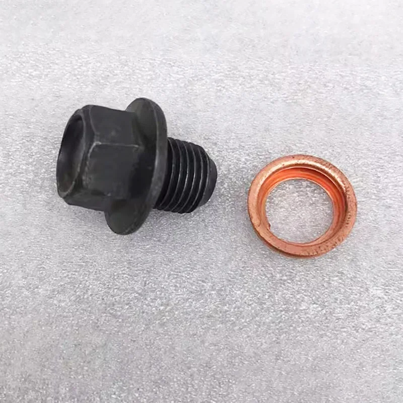 NBJKATO 11128-01M00-C113 Engine Oil Pan Screw With Gasket For Renault Koleos 2.0 2.5 Kadjar 2.0 Fluence Latitude