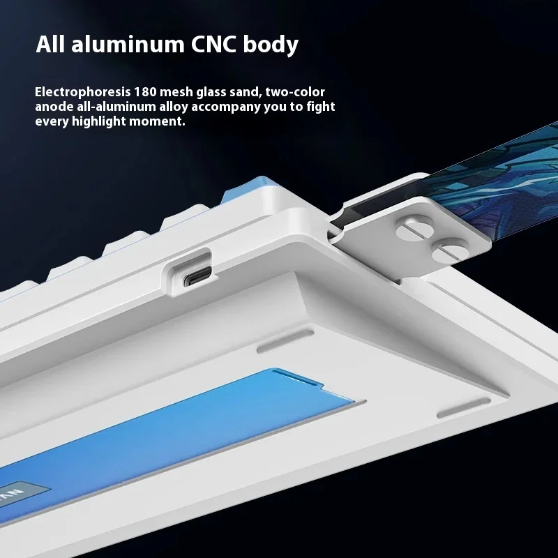 Atk leviatan edge 60he teclado mecânico com fio interruptor