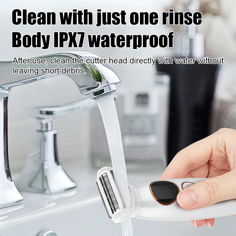 RESUXI 733 5-in-1 Multifunctionele Elektrische Epilator voor Dames: Gezichtsscheerapparaat, Wenkbrauwtrimmer, Pijnloze Bikini Trimmer voor Ontharing_voghion.com