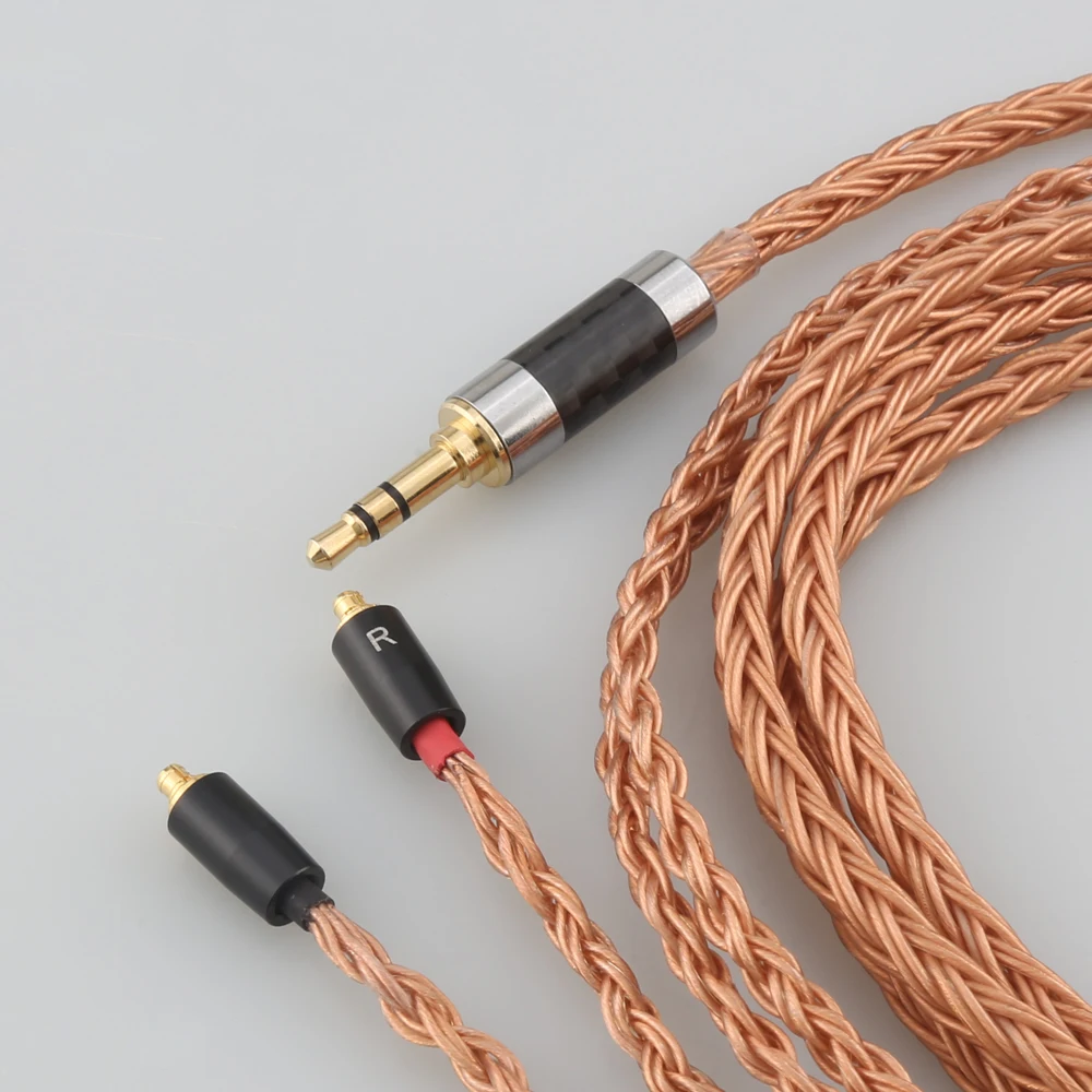 HiFi XLR 4.4mm 2.5mm 3.5mm Balanced 16 Core 99% 7N OCC Earphone Cable For AKG N5005 N30 N40 MMCX Sennheiser IE300 IE900