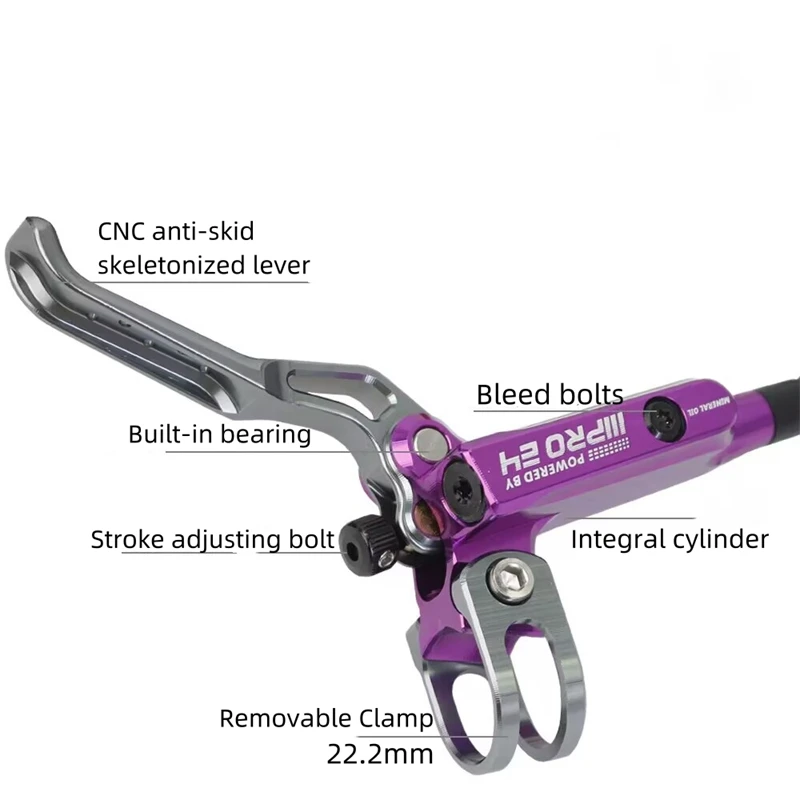 LUNJE Mountain Bike stelo in lega di alluminio regolabile cavo Riser bicicletta