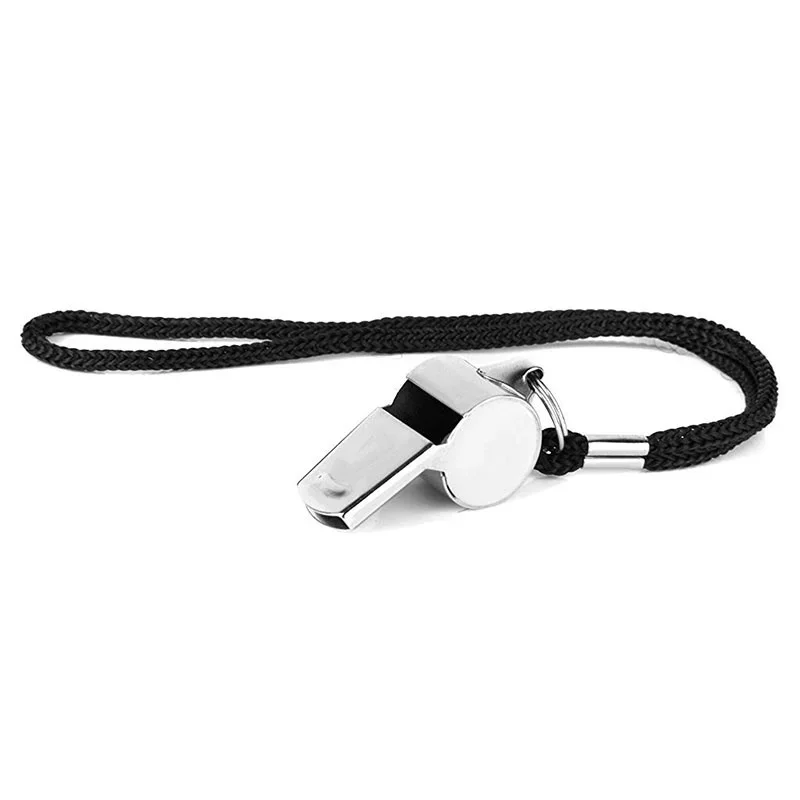 Stainless Steel Whistle Party Referee Sports School Football Rugby Dog Training A Trial-mouthed Whistle Referee
