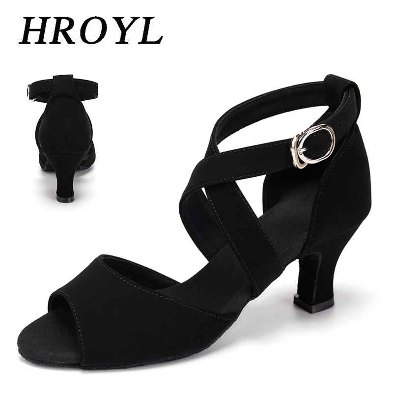 Ballroom Latin Dance Shoes for Women/Girls Professional Tango Rumba Salsa Suede/Rubber Sole dance shoes