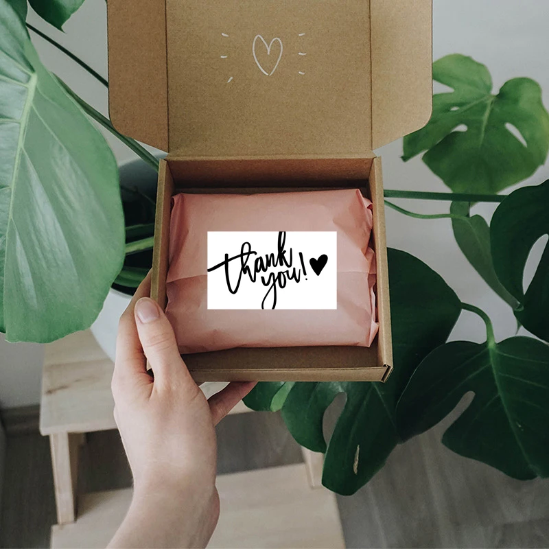 White Thank You Cards Thank You Notes Wedding Shower Wedding Small Business Graduation Bridal Shower 50pcs/pack
