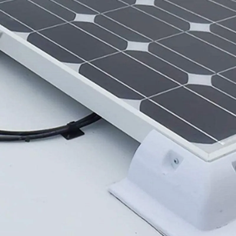ALWAYSME ABS Solar Panel Corner Side Mountain Bracket solar panel bracket For RV Trailer Caravan Motorhome Boat Home