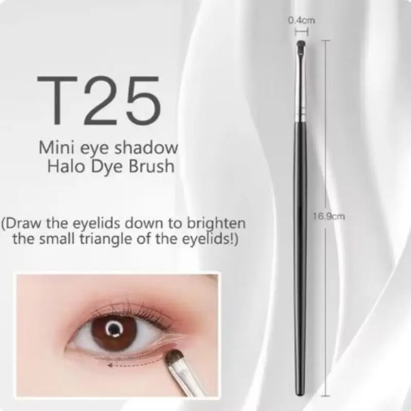 4Pcs Eye Smudge Brush, Fine Soft Makeup Tool, Eyeshadow Brush Set Eyeliner Brush For Blending Eyeshadow Eyeliner, Ideal 6