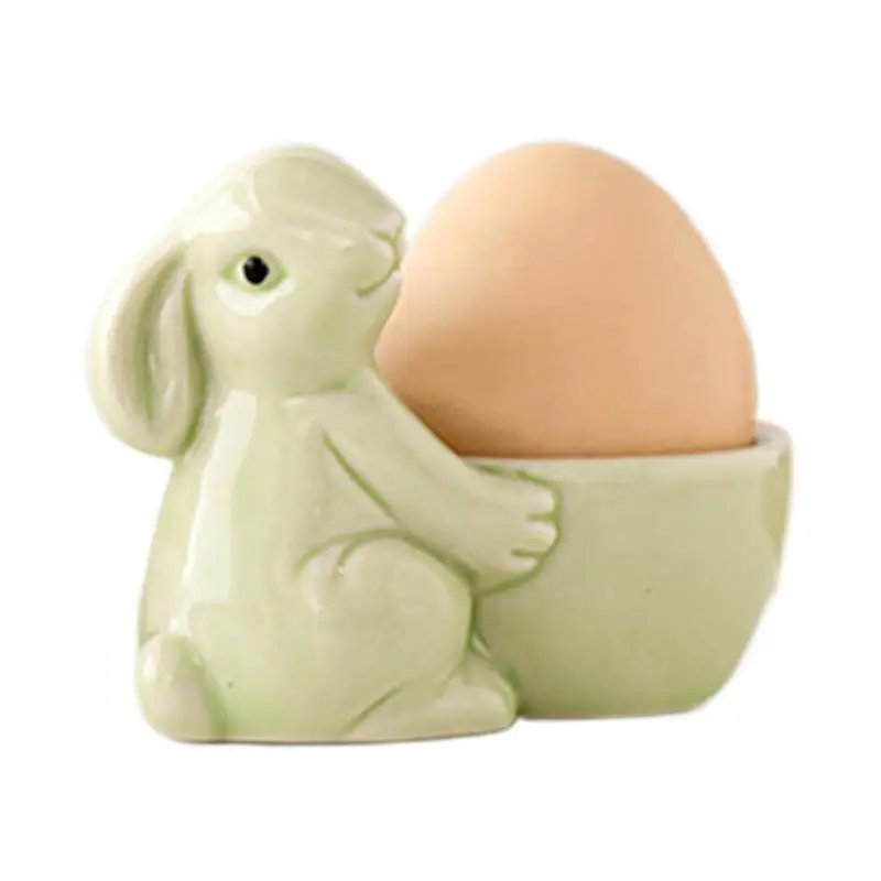 Ceramic Egg Cups Egg Holder Cup for Breakfast Holder Stand Serving Cups for Hard Soft Eggs Living Room Bedroom Bookshelf egg rack cup holder