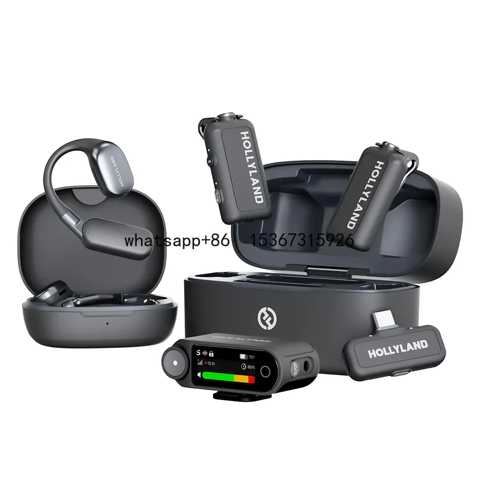 Hollyland Lark Max2 ワイヤレスラベリアマイク、プロ仕様ENCスタジオ