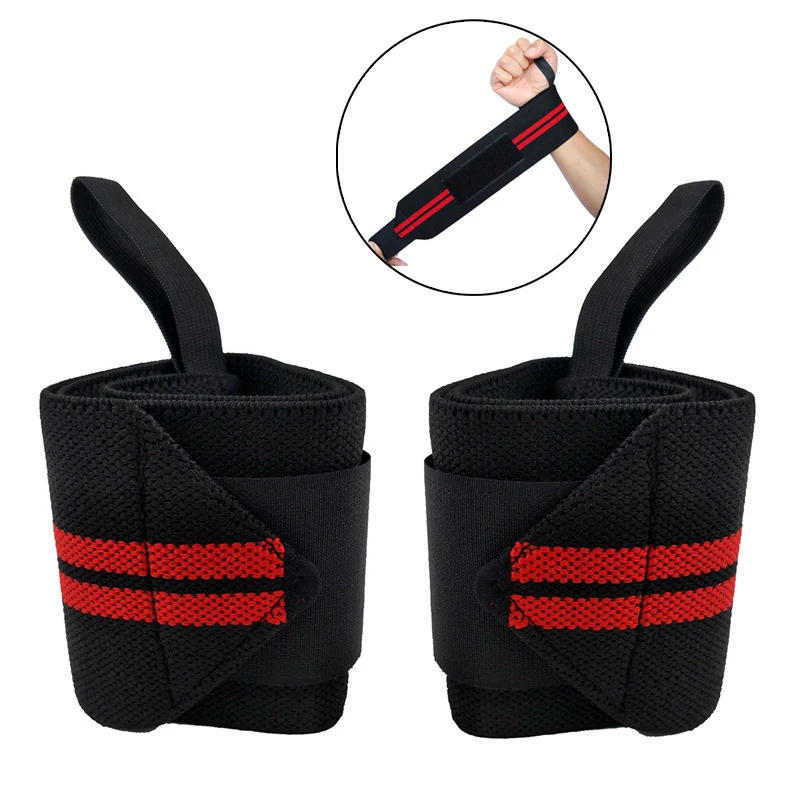 1 Pair Adjustable Bandages Weightlifting Wristbands Wrist Protector Brace Support COYOCO Brand Professional Sports Grey wrist brace
