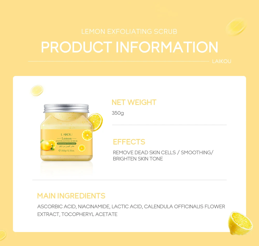 Skin Brightening Scrub | Vitamin C Skincare
