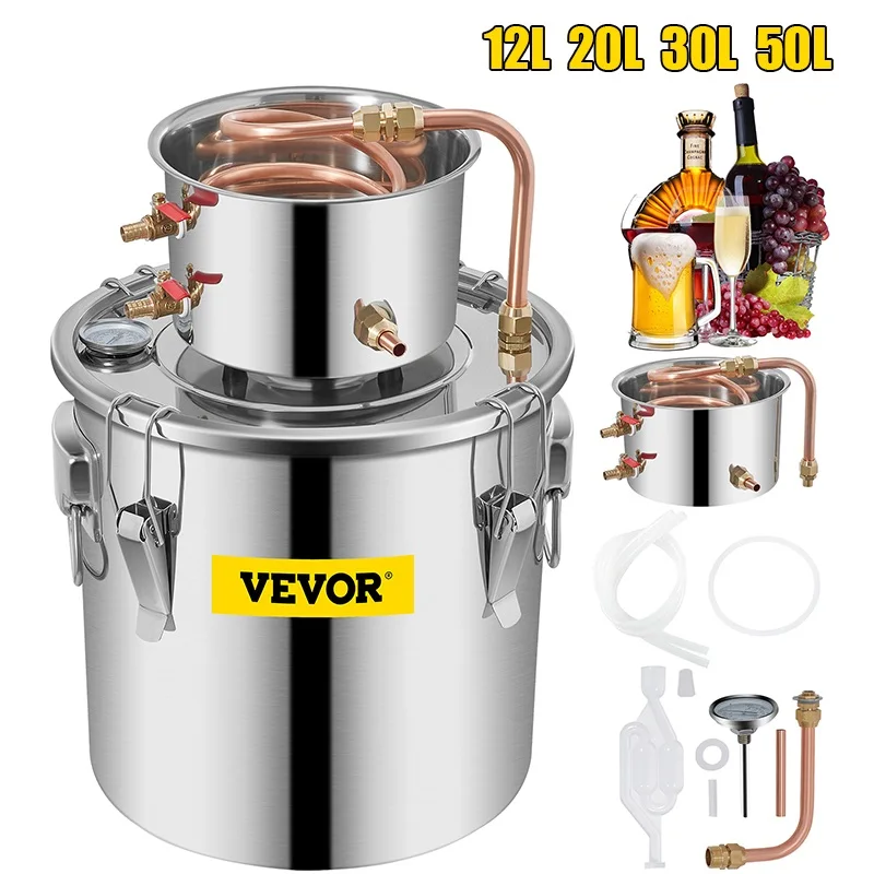 Distillateur électrique 30L Automatique – Alambic Pour Huiles Essentielles – Neuf