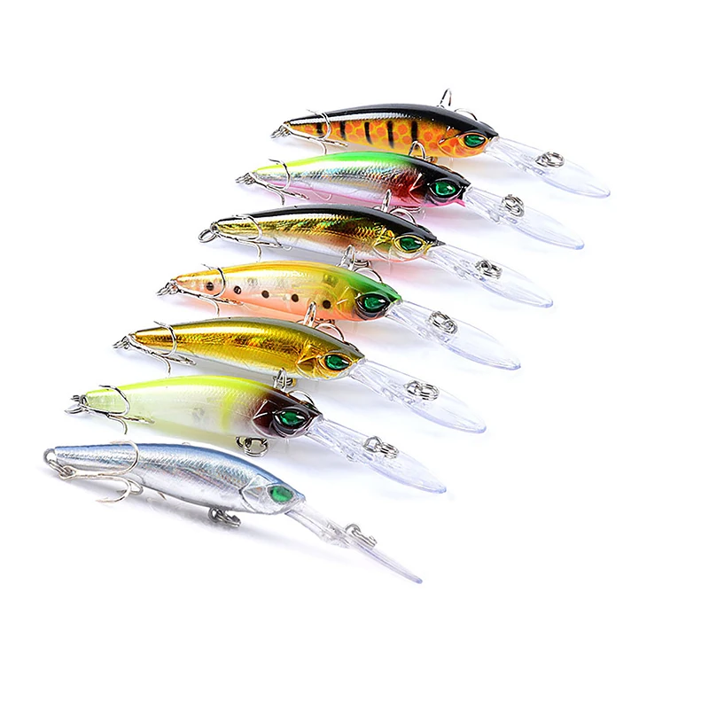 

9.4cm/6.2g Minnow Plug Fishing Lures Floating Hard Baits Swimbaits Fishing Tackle Tool For Trout Walleye Pike Etc Dropshipping