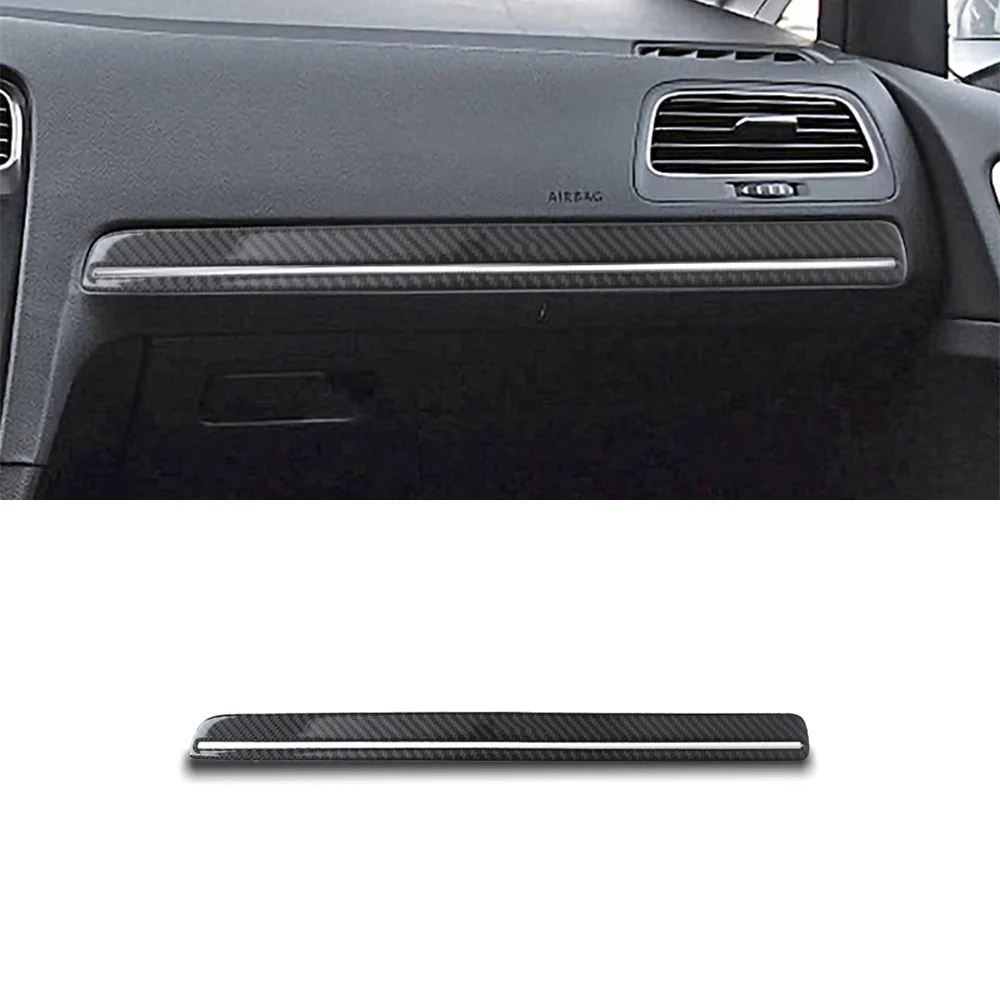 

Декоративная наклейка на панель сиденья Co-Pilot для Volkswagen VW Golf 7 2014-2020, аксессуары для салона автомобиля, углеродное волокно