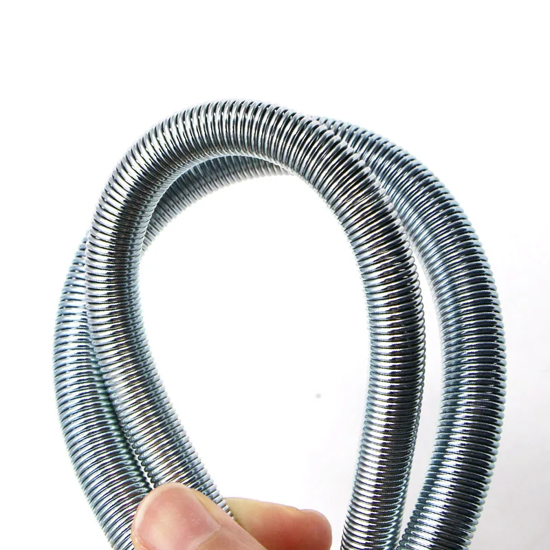 Spring Tube 210mm Tension Spring Pipe Bender Steel For Air Condition Copper Aluminium Tube Bending Hand Tool 5pcs tube bender