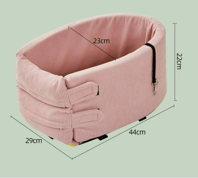 Dog Car Seat Bed Car Central Dog Car Seat Bed Portable Dog Carrier for Small Dogs Cats Safety Travel Bag Dog Accessories 6