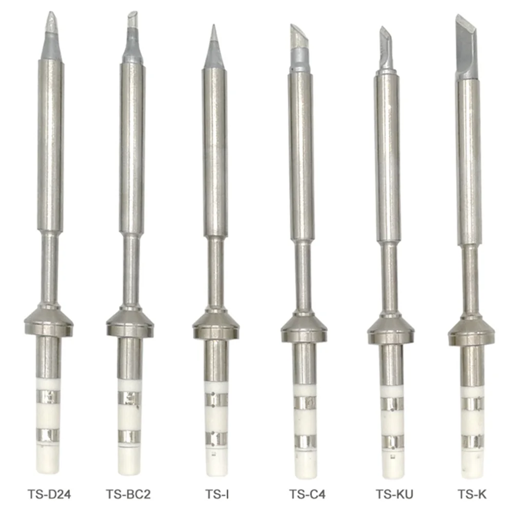 TS100 Soldering Iron Soldering Iron Tip Replacement Bit Head B2 BC2 C4 D24 K I Ku ILS C1 Lead Free Soldering Iron Accessories 3