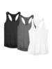 3 Pcs Women Sport tank Tops Loose Yoga Tops Quick Dry Workout Sport Tops For Women Fitness Sport Yoga Shirt 1