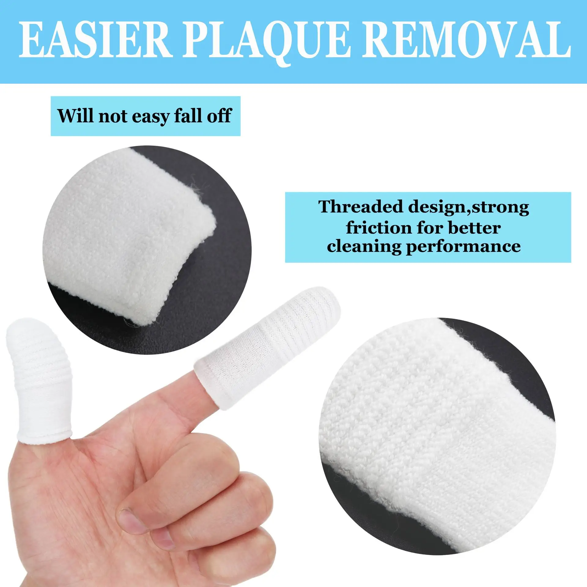 Title 4, 12pcs Pet Two-finger Brushing Finger Cots Puppy...