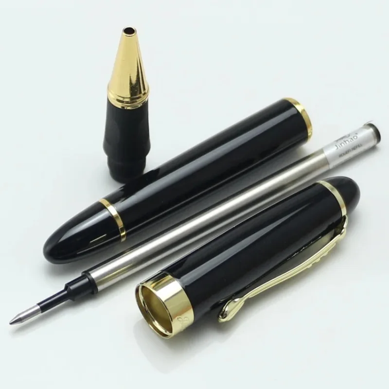 JINHAO X450 High Quality 23 colour luxury office school Stationery material supplies Rollerball Pen Full metal Golded Clip