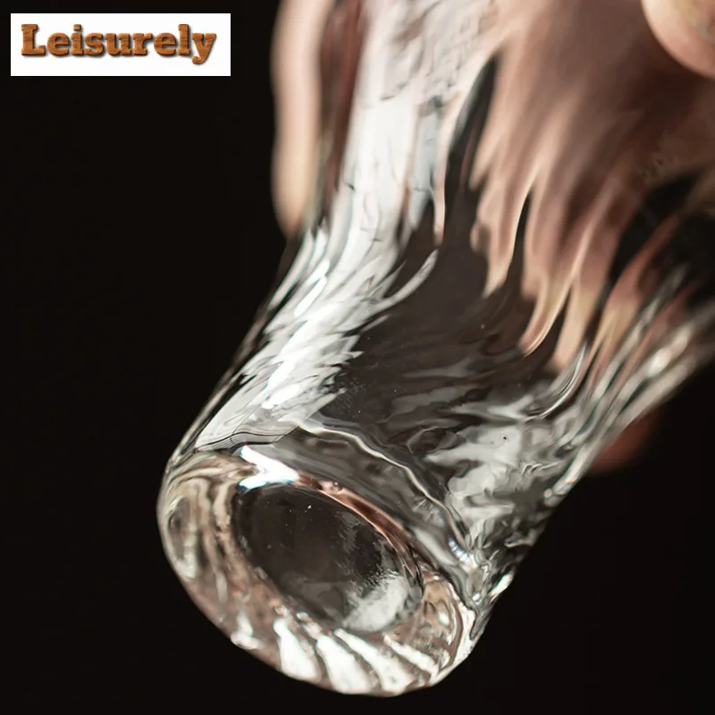 2pc/lot High Borosilicate Glass Teacup Zen Tea Bowl Tea Cup Set Tea-tasting Personal Cup Jianzhan Master Cups Household Cha Gift