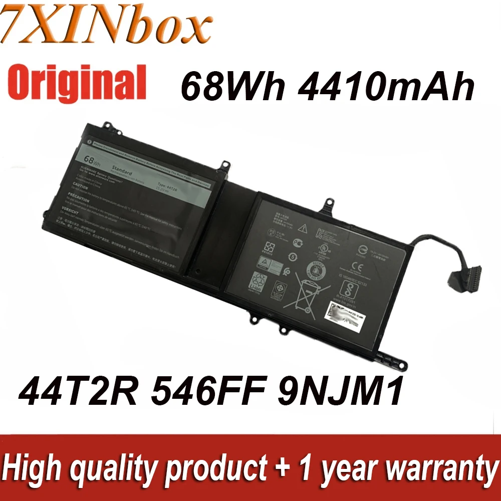 

7XINbox 68Wh 4410mAh 44T2R 0546FF 9NJM1 Original Laptop Battery For Dell 15 R3 R4 17 R4 R5 ALW17C-D1738 D1848 D2738 Series