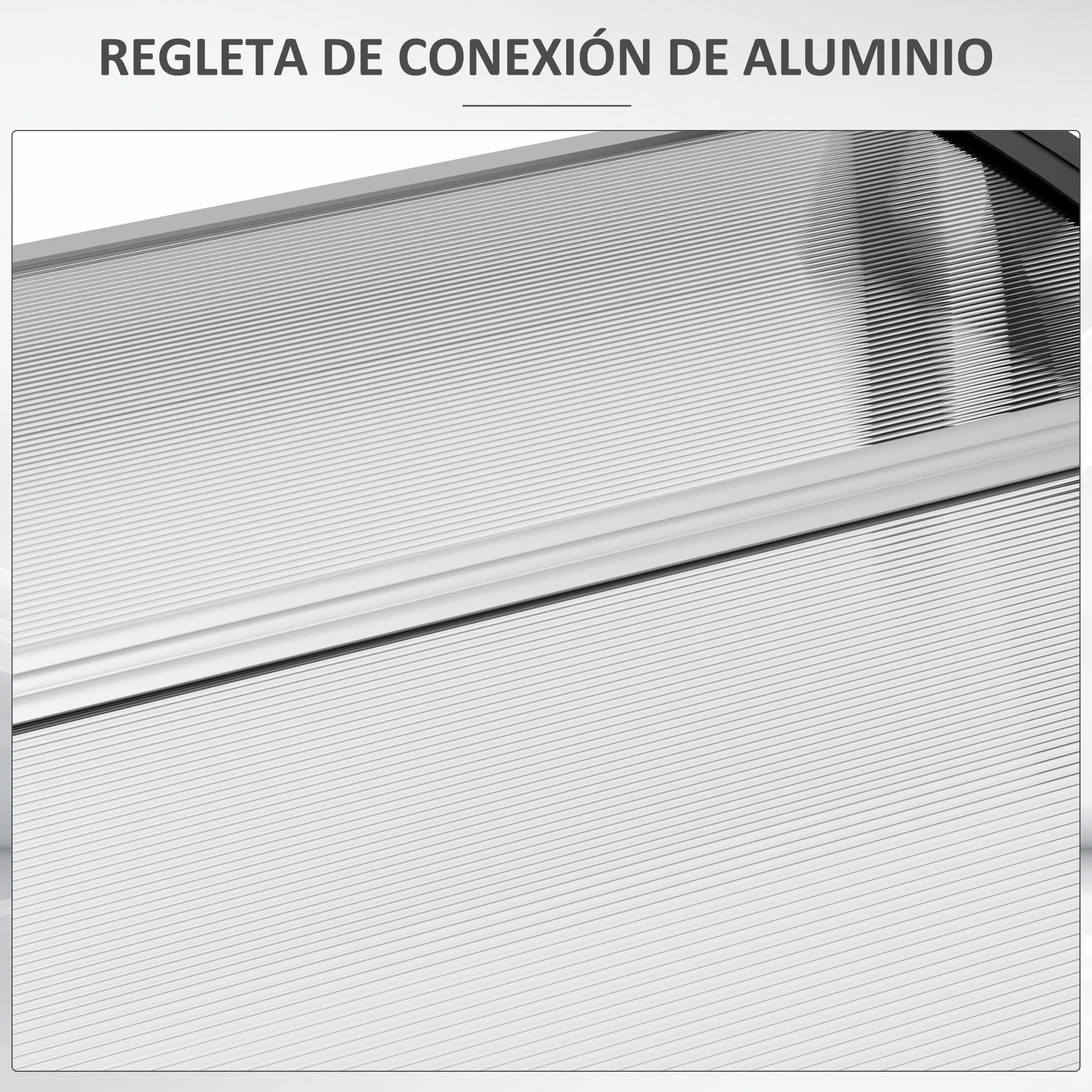 Tejadillo Proteccion Lluvia Marquesina para Puertas Ventanas,con Soporte de  Aluminio Protección Solar y Lluvia Tejadillo de Protección Techo para  Puerta (100X310cm/39inX122in,100cm) : : Bricolaje y herramientas