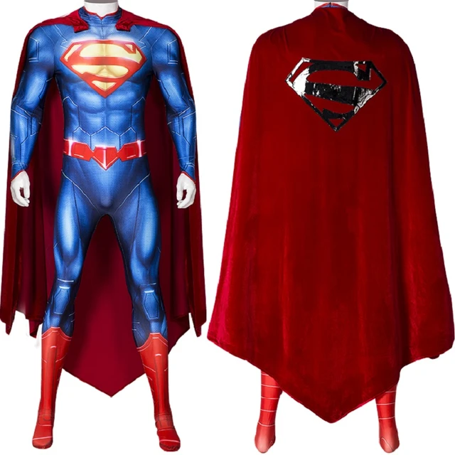 The Man of Steel Cosplay Costume Adults Kids Superhero Suit Halloween  Bodysuit - AliExpress