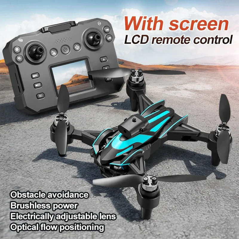 K12 Max Professional Mini Drone with Screen 8K Three Camera Obstacle Avoidance Brushless Remote Control Aerial Photography Toys drone quadcopter