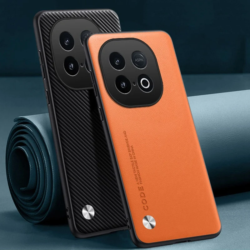 Luxury Leather Shockproof Phone Case - Protective Silicone Cover