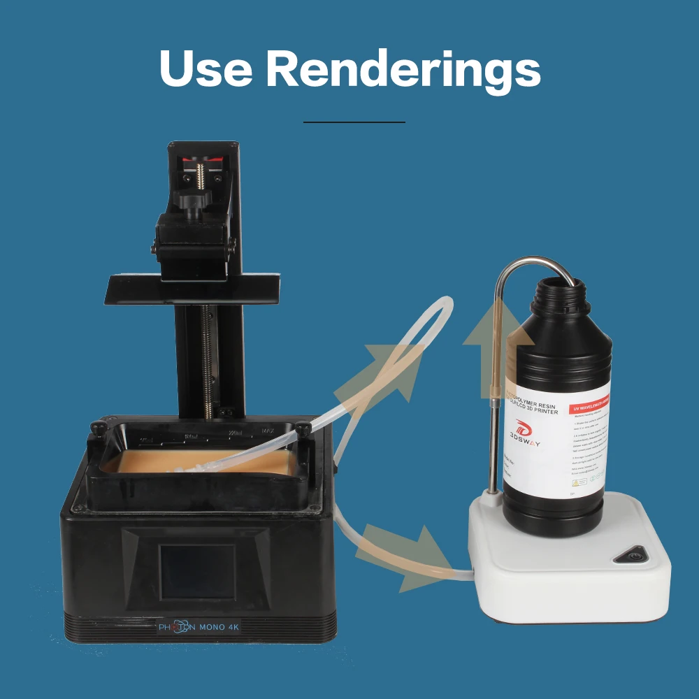3D Printer Resin Filter Strainer Stand SLA/LCD/DLP Recycling Tool Electric Resin Filter Photosensitive Resin Metal Funnel Filter