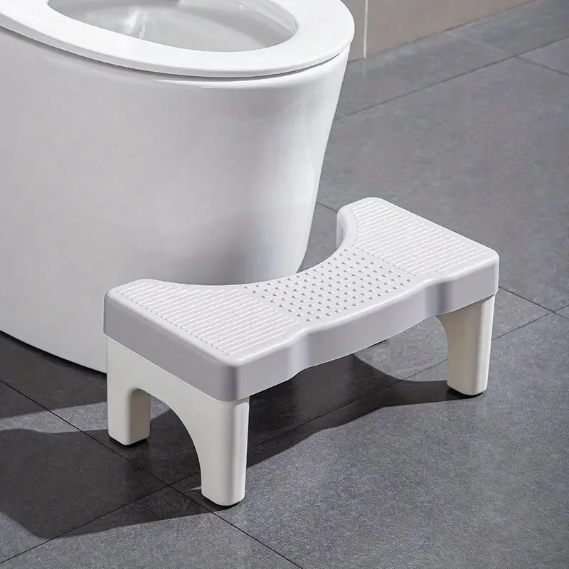 Toilet Potty Stool For Duty Plastic Portable Squatting Poop Foot Stool Bathroom Non-Slip Toilet Assistance Step