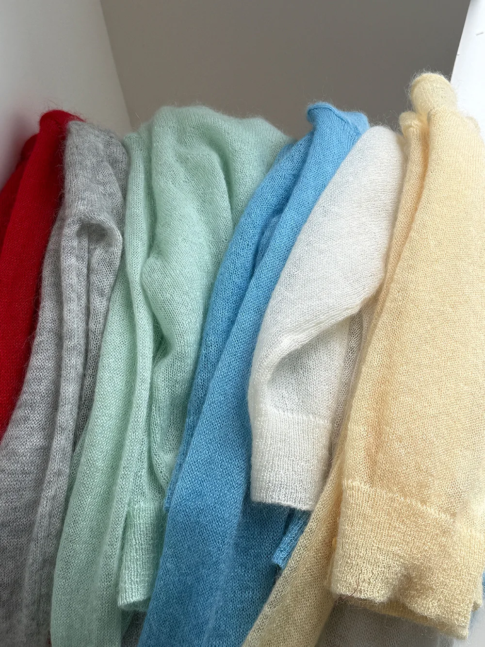 2026 Wool And Mohair Material Women Sweater Hollow Out Design Knitted Thin Cardigans Clothes Tops For Women Soft Sweater - 4