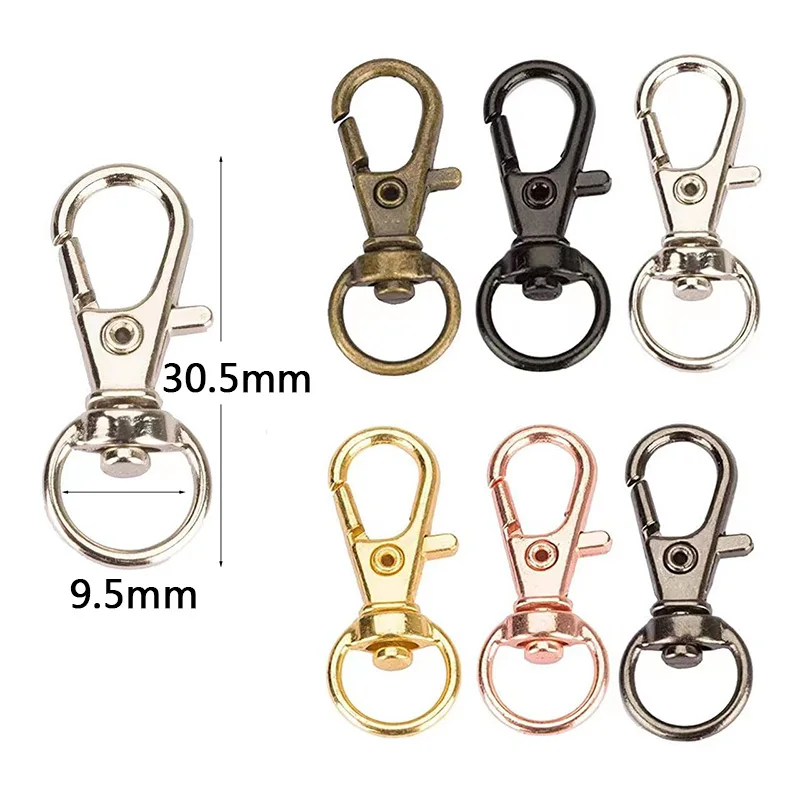 6Pcs Key Chain Clip Hooks, Swivel Clasps Lanyard Snap Hook, Keychain Hooks  for Lanyard Key Rings Crafting G-125 - AliExpress