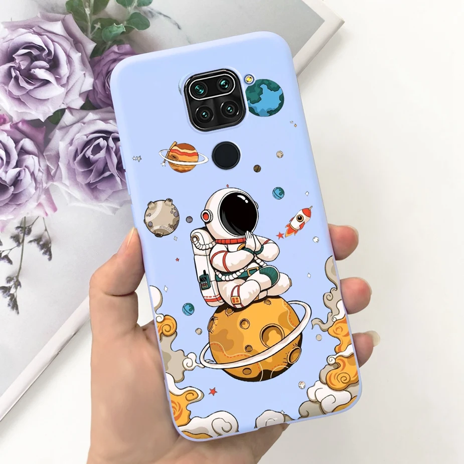Cute Spaceman Cartoon Soft Silicone Phone Case Bumper