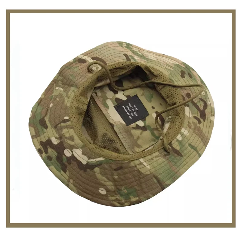 Square Brim Benny Tactical Hat Outdoor Hunting Breathable Ghillie Hat
