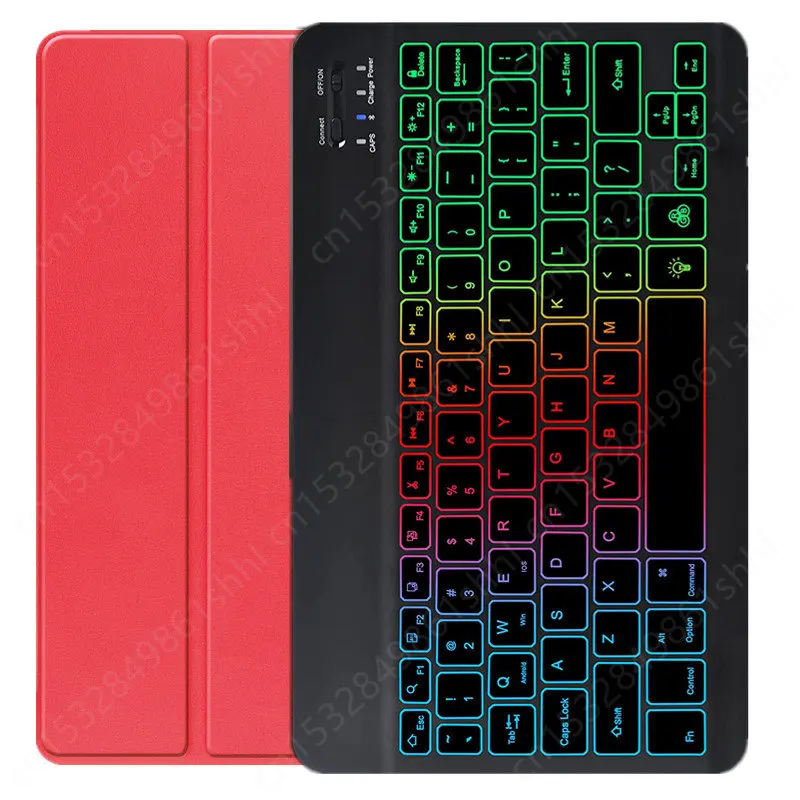Vibrant Backlit Keyboard Case with Multi-Language Support