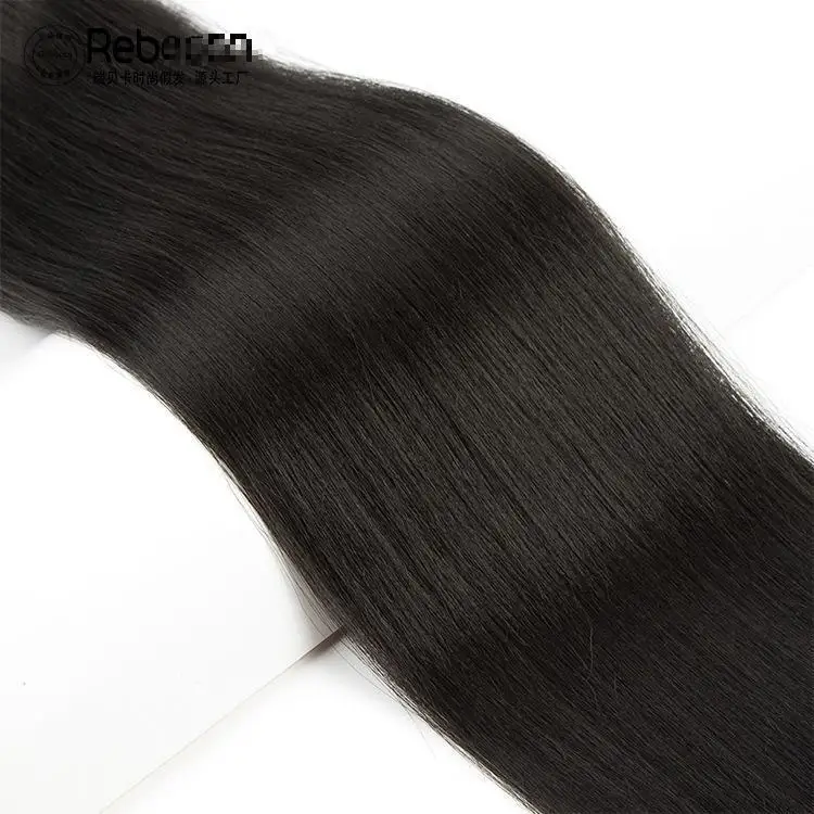 New 36inch Brazil Straight Wig Extensions Hair Curtains Wigs Synthetic Fiber Long Hair Seamless Extensions Natural