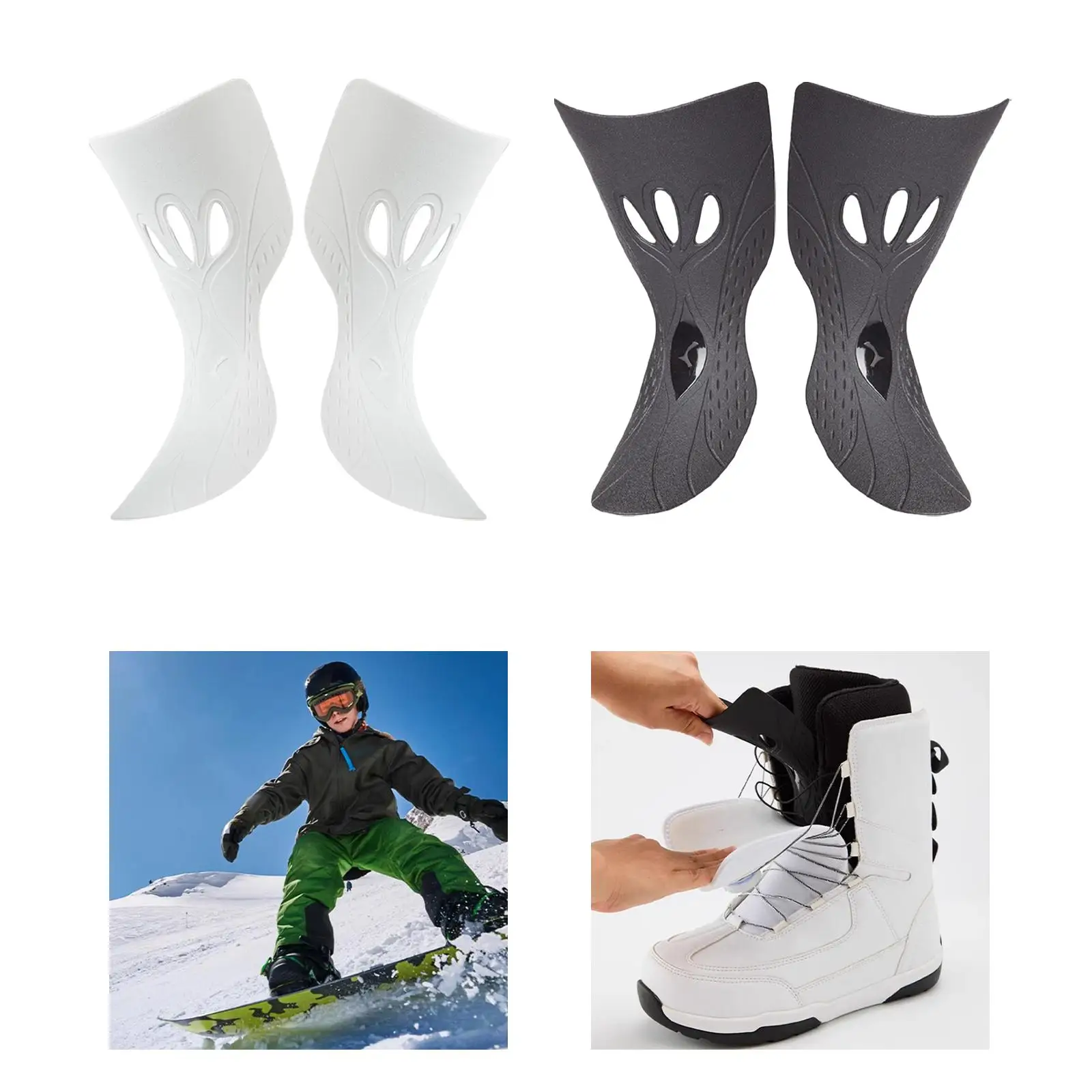 Ski Boots Support Piece Reinforcement Hardening Pad Strengthening Gasket for Adults Skiing Shoes