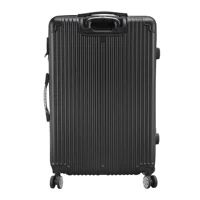 Ensemble de 3 valises avec serrure TSA, valise noire en ABS, valise trolley rigide, ensemble de valises de voyage, 20/24/28 pouces 1
