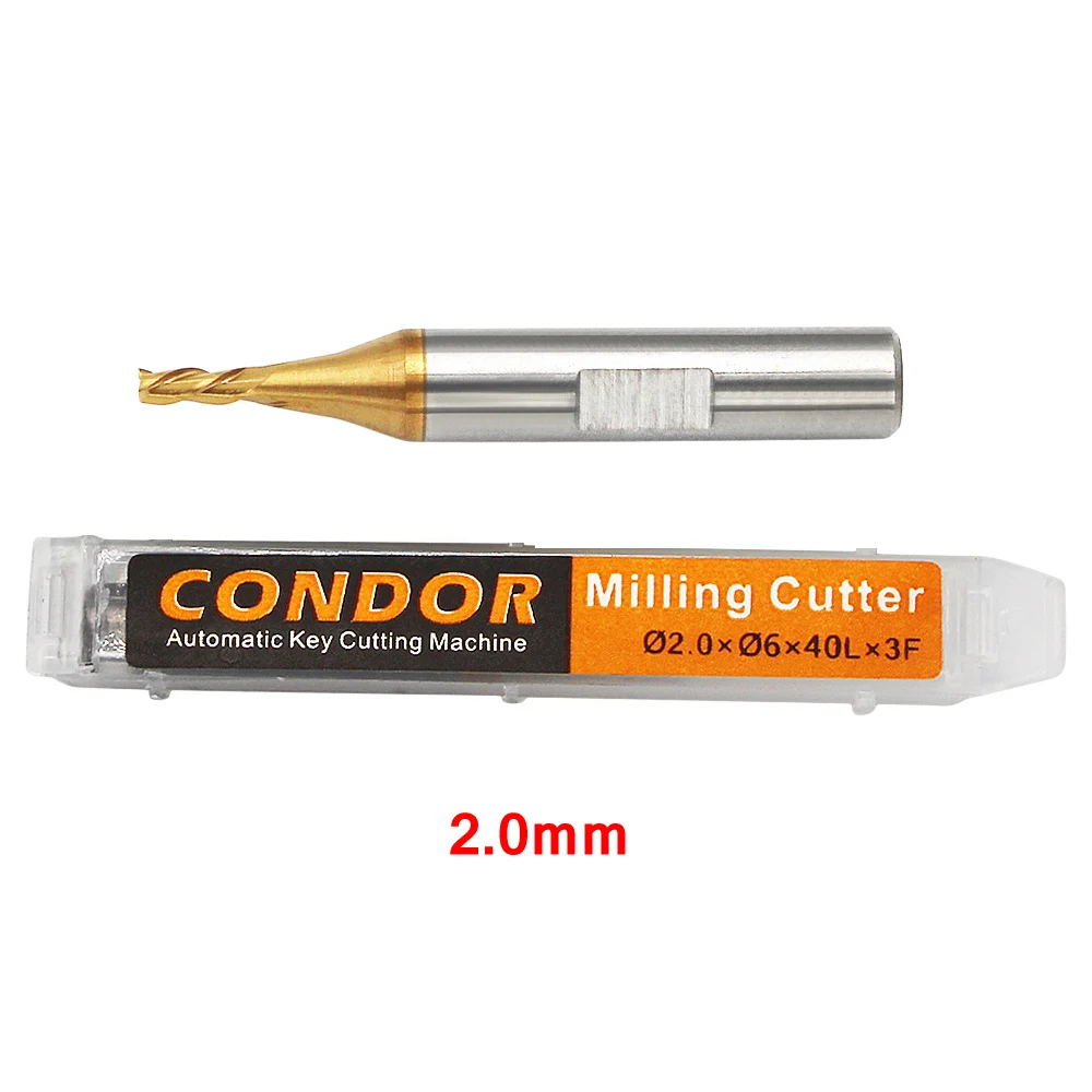 1.0mm 1.5mm 2.0mm 2.5mm Milling Cutter Probe for Xhorse CONDOR XC MINI Plus Dolphin XP-005 Dolphin XP-007 Key Cutting Machine